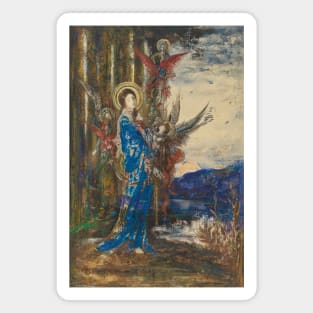 Les Epreuves by Gustave Moreau Magnet